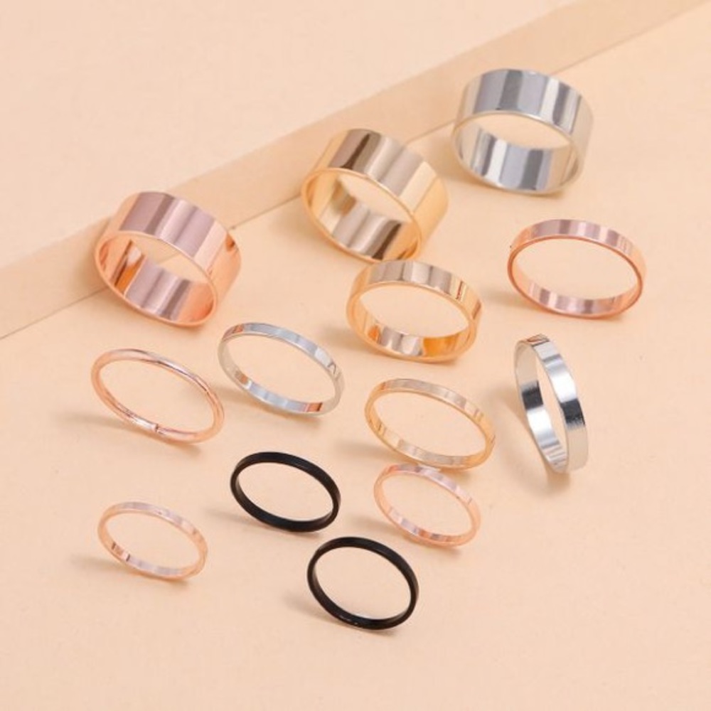 Stackable Ring Set 13 Pieces - Picture 2 of 2